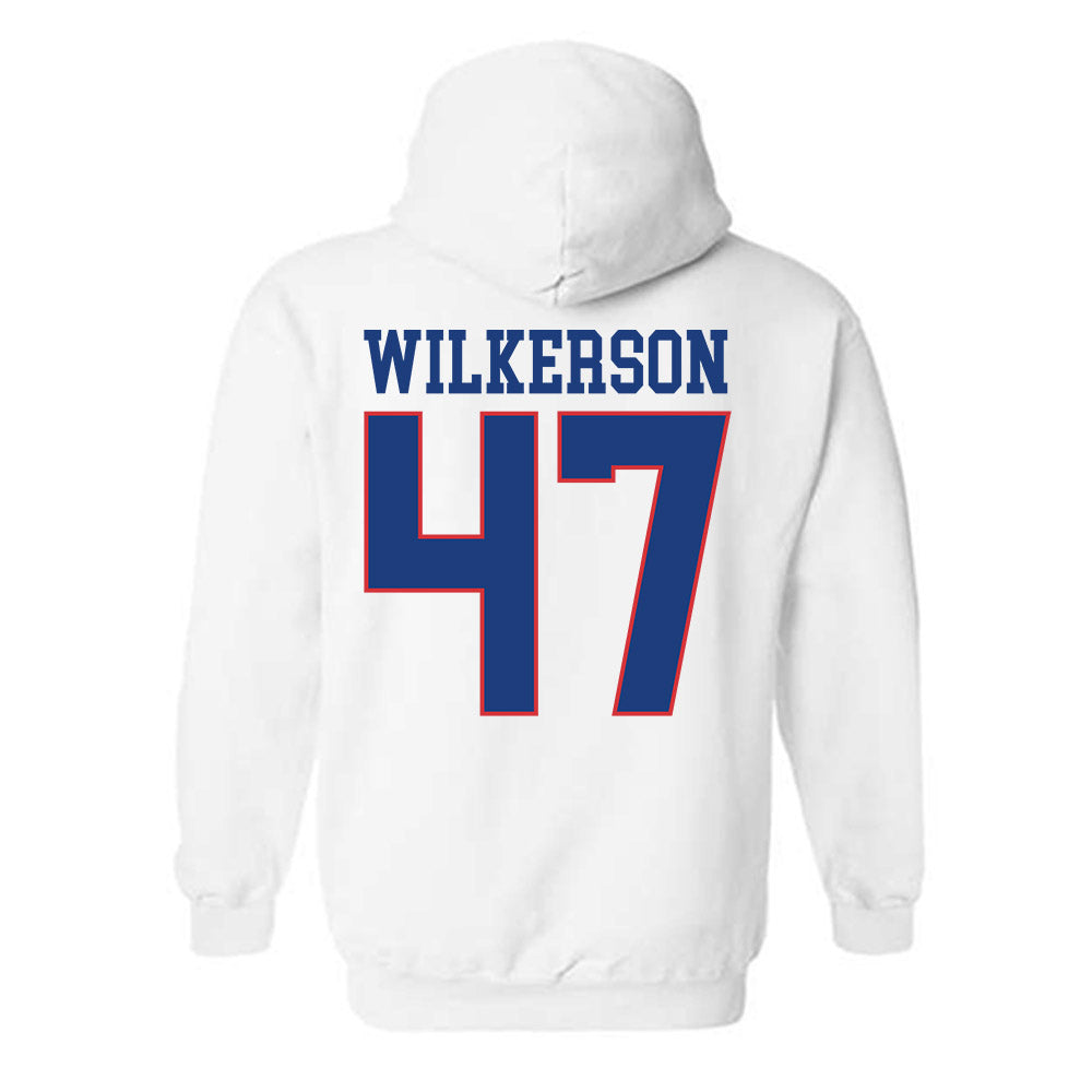 LA Tech - NCAA Football : Jay Wilkerson - Sports Shersey Hooded Sweatshirt-1