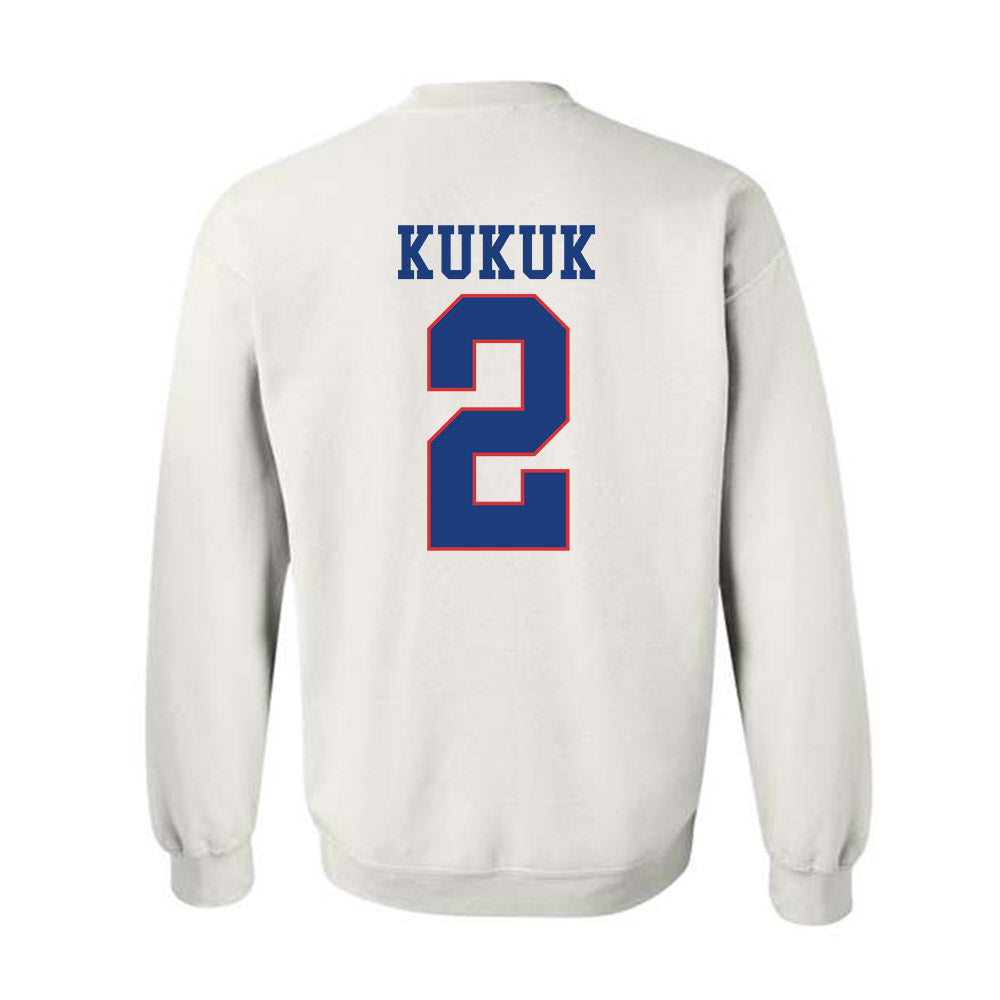 LA Tech - NCAA Football : Trey Kukuk - Sports Shersey Crewneck Sweatshirt-1