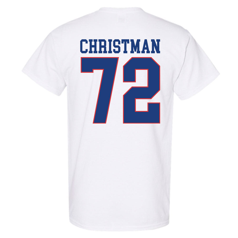 LA Tech - NCAA Football : Hayden Christman - Sports Shersey T-Shirt-1