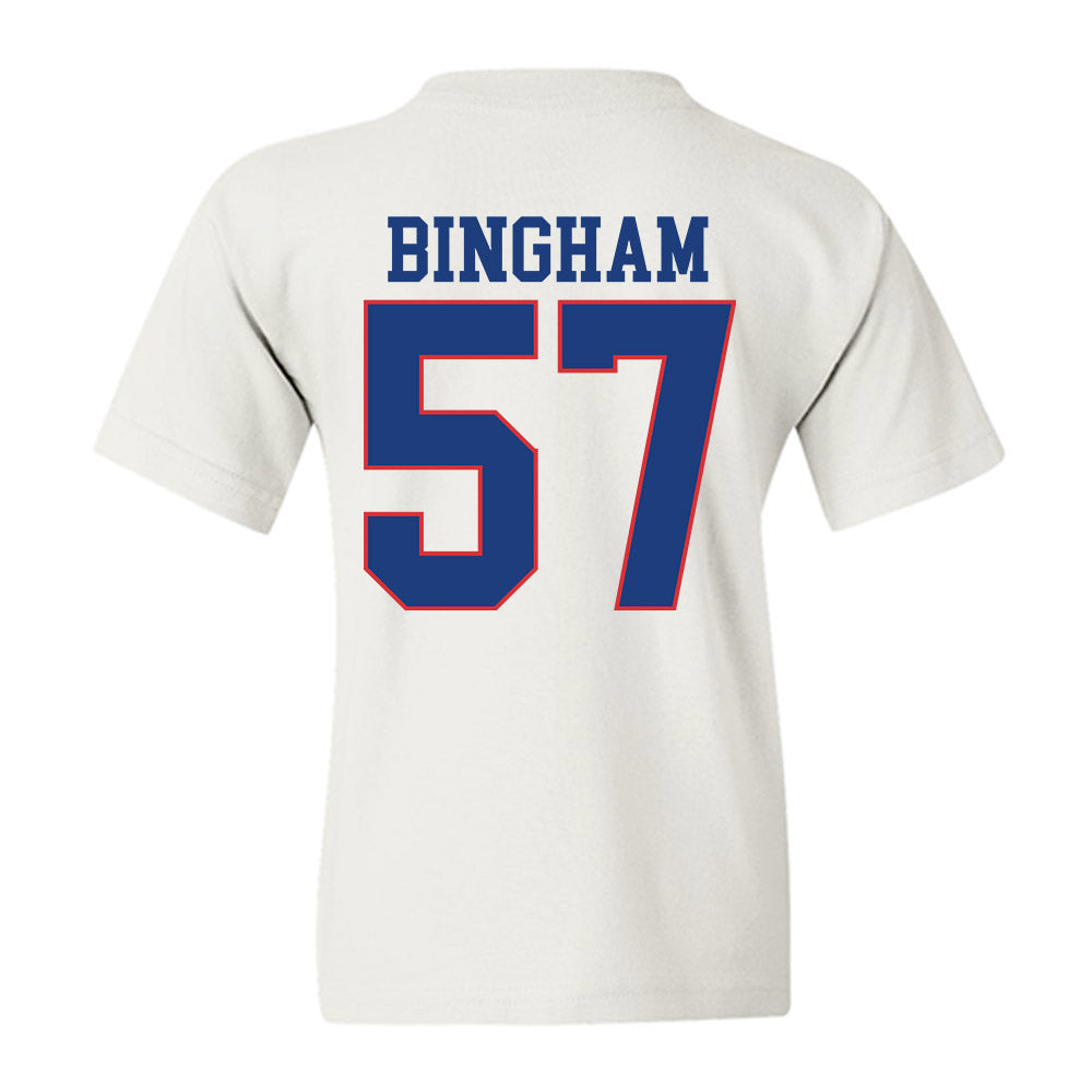 LA Tech - NCAA Football : Tadan Bingham - Sports Shersey Youth T-Shirt-1