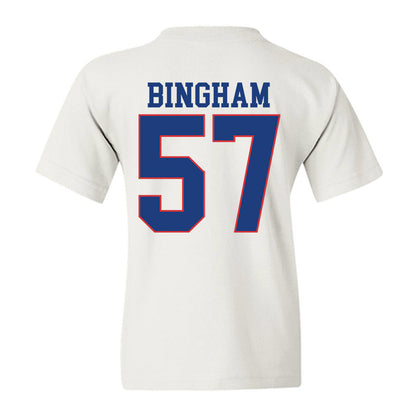 LA Tech - NCAA Football : Tadan Bingham - Sports Shersey Youth T-Shirt-1
