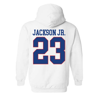 LA Tech - NCAA Football : Alonzo Jackson Jr. - Sports Shersey Hooded Sweatshirt-1