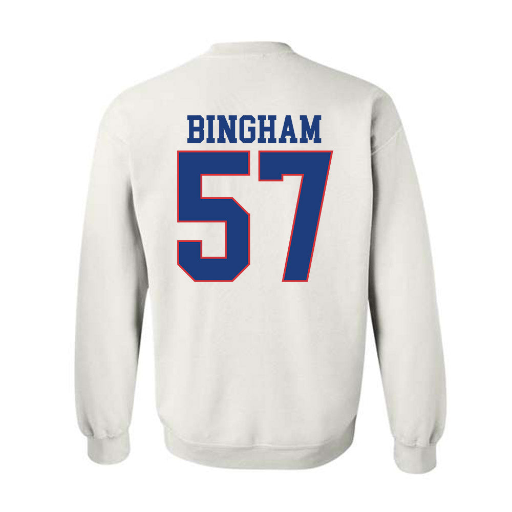LA Tech - NCAA Football : Tadan Bingham - Sports Shersey Crewneck Sweatshirt-1