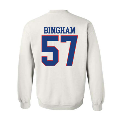 LA Tech - NCAA Football : Tadan Bingham - Sports Shersey Crewneck Sweatshirt-1