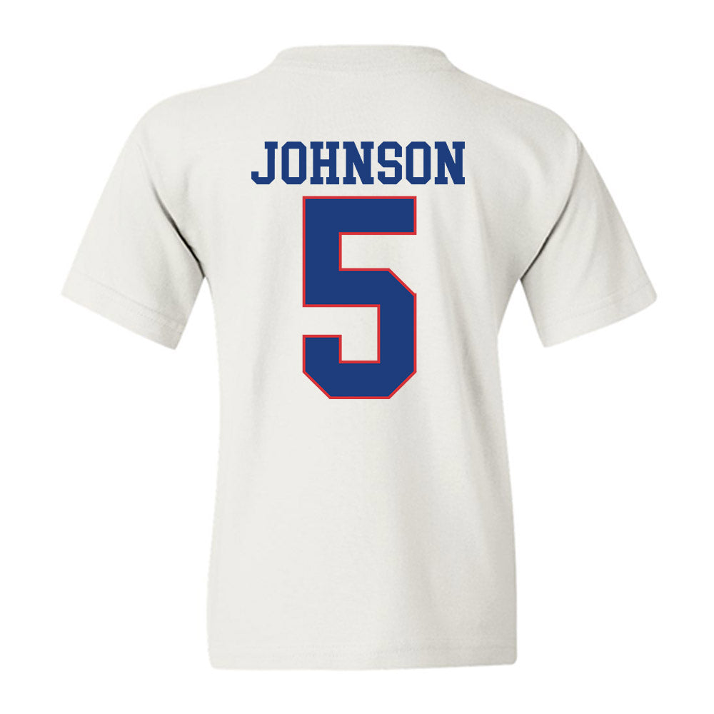 LA Tech - NCAA Football : Benji Johnson - Sports Shersey Youth T-Shirt-1