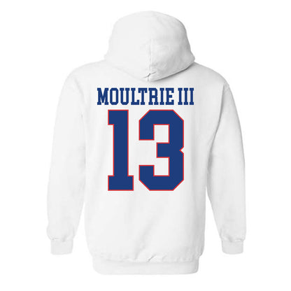 LA Tech - NCAA Football : Marcus Moultrie III - Sports Shersey Hooded Sweatshirt-1