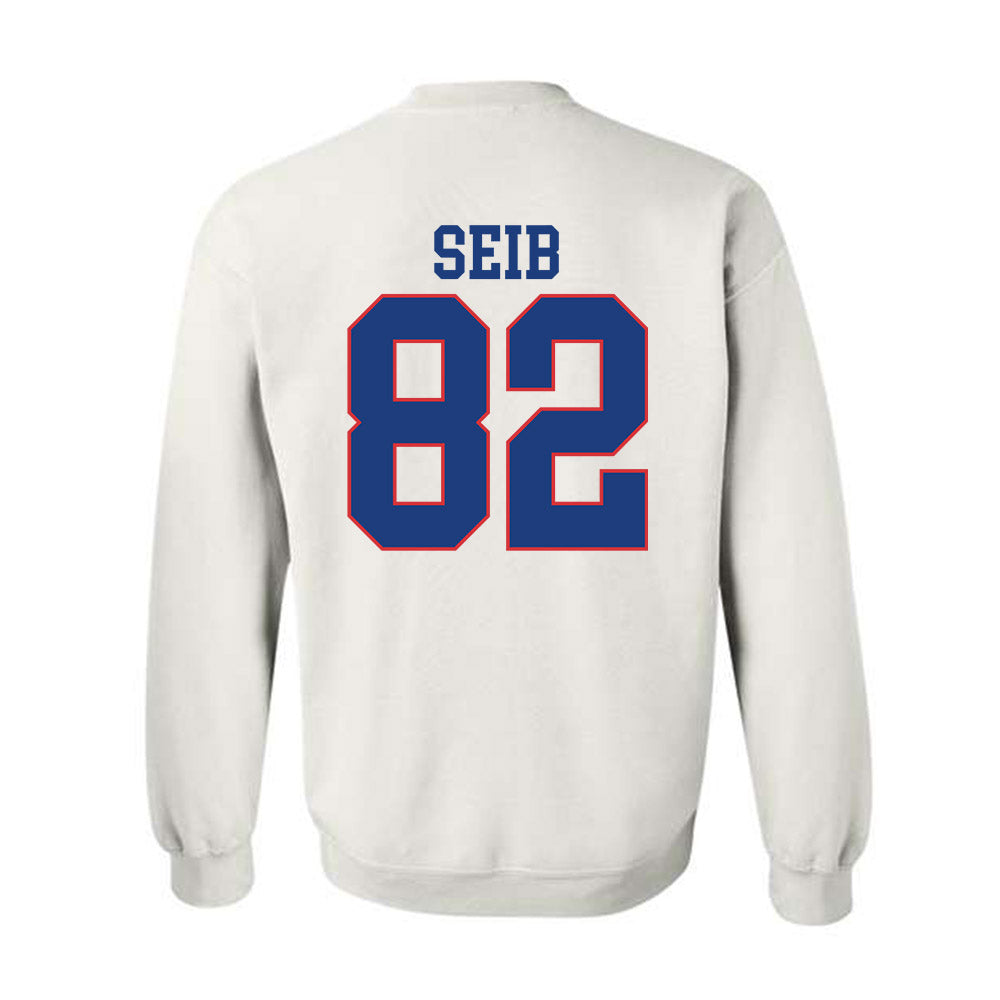 LA Tech - NCAA Football : Luke Seib - Sports Shersey Crewneck Sweatshirt-1