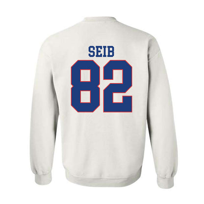 LA Tech - NCAA Football : Luke Seib - Sports Shersey Crewneck Sweatshirt-1