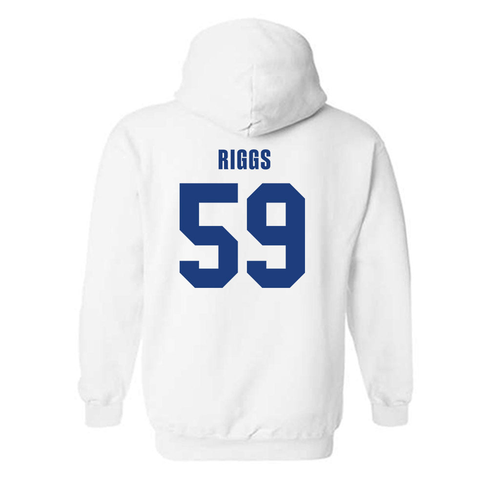 LA Tech - NCAA Football : Jake Riggs - Classic Shersey Hooded Sweatshirt-1
