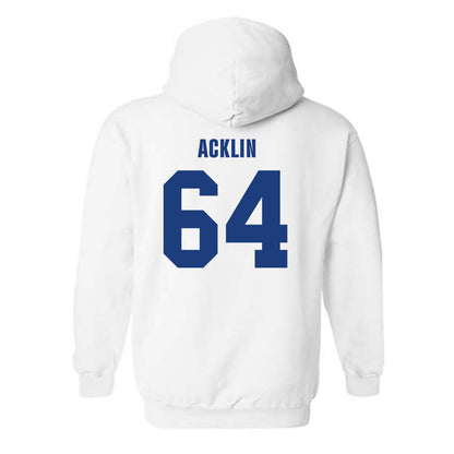 LA Tech - NCAA Football : Jake Acklin - Classic Shersey Hooded Sweatshirt