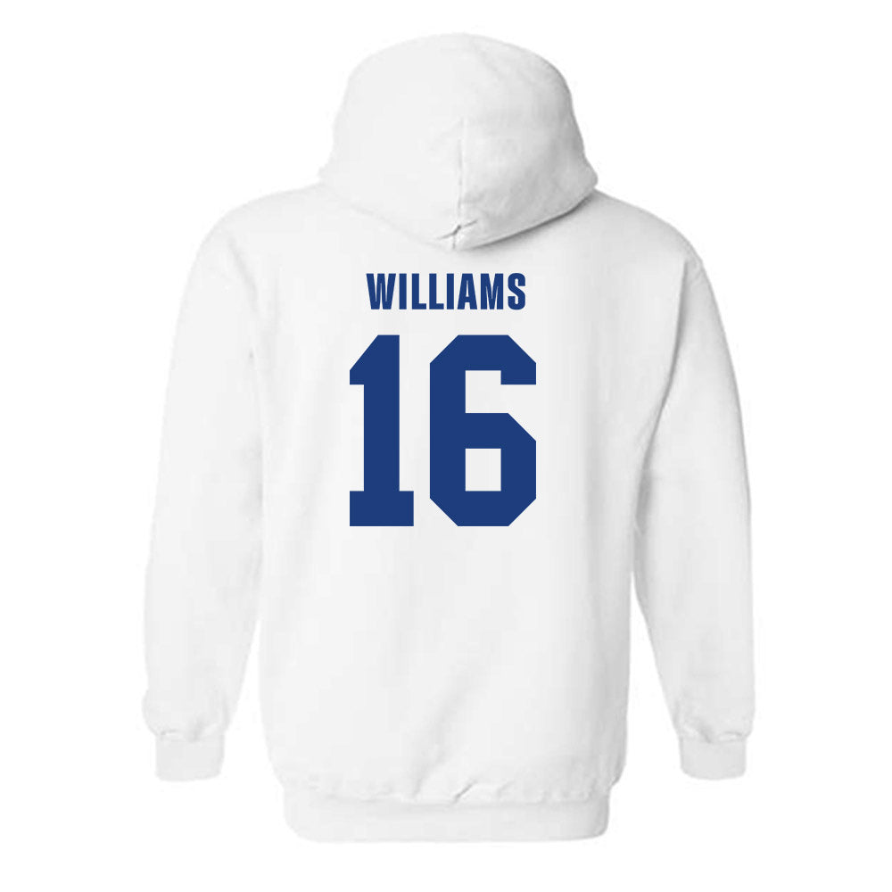 LA Tech - NCAA Women's Volleyball : Charlize Williams - Classic Shersey Hooded Sweatshirt-1