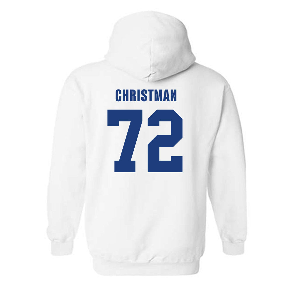 LA Tech - NCAA Football : Hayden Christman - Classic Shersey Hooded Sweatshirt-1