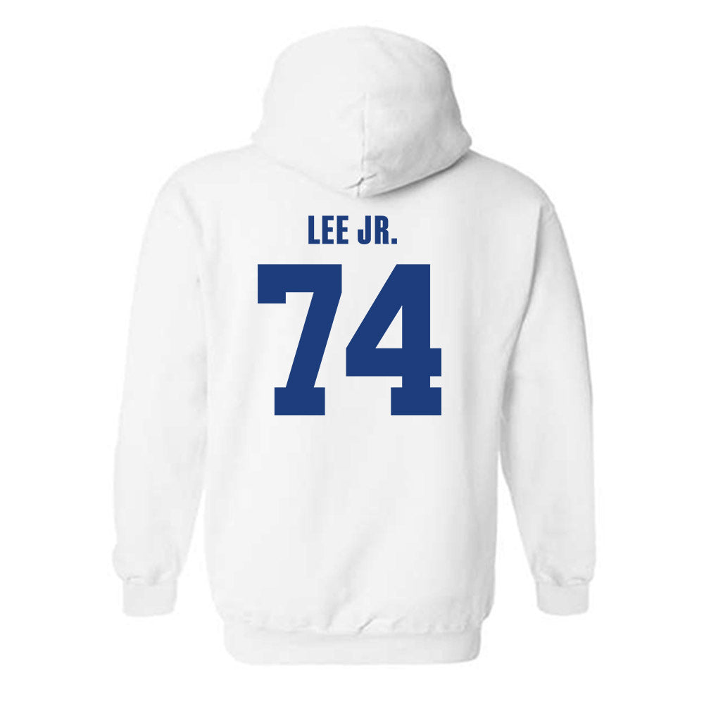 LA Tech - NCAA Football : Jamon Lee Jr. - Classic Shersey Hooded Sweatshirt-1