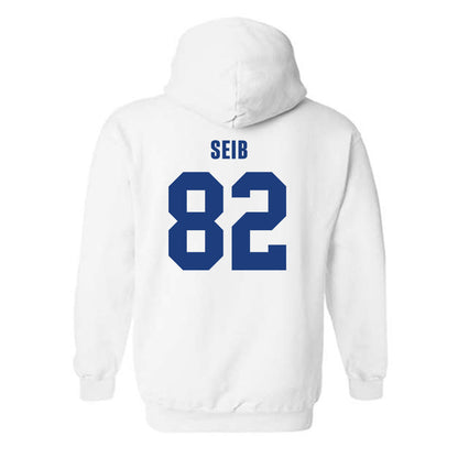 LA Tech - NCAA Football : Luke Seib - Classic Shersey Hooded Sweatshirt-1