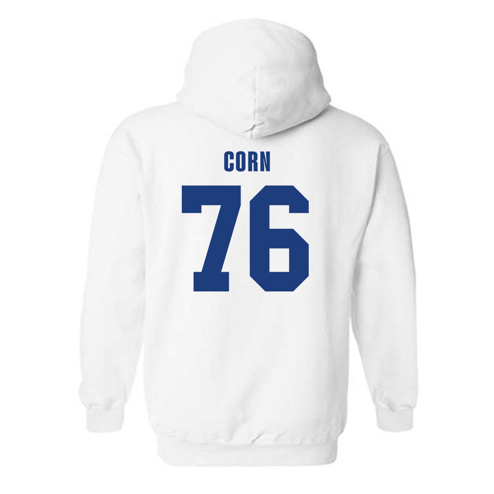 LA Tech - NCAA Football : Cyler Corn - Classic Shersey Hooded Sweatshirt-1