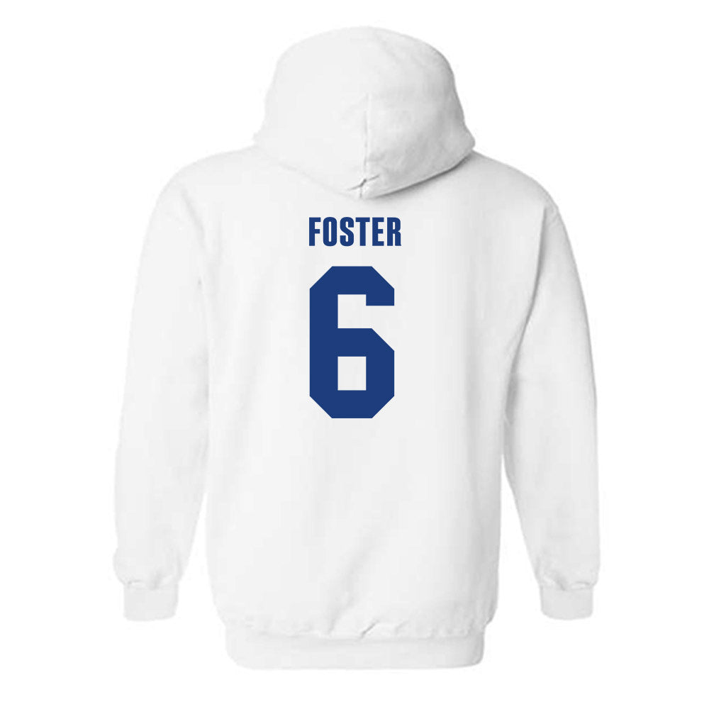 LA Tech - NCAA Football : Jakari Foster - Classic Shersey Hooded Sweatshirt-1