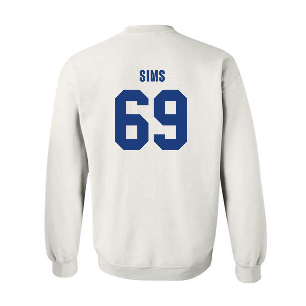 LA Tech - NCAA Football : Trent Sims - Classic Shersey Crewneck Sweatshirt-1