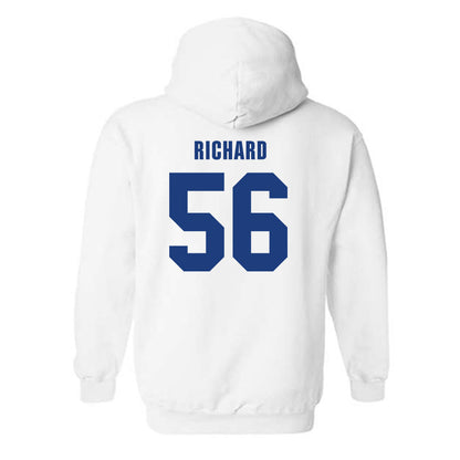 LA Tech - NCAA Football : Andrew Richard - Classic Shersey Hooded Sweatshirt-1