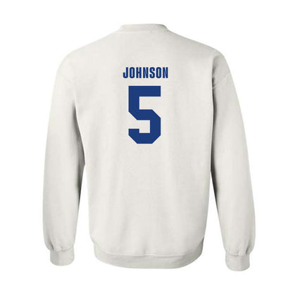 LA Tech - NCAA Football : Ahkhari Johnson - Classic Shersey Crewneck Sweatshirt-1