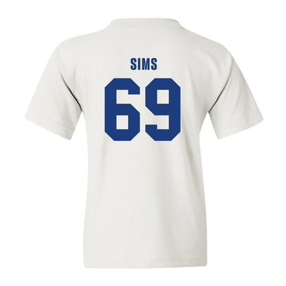 LA Tech - NCAA Football : Trent Sims - Classic Shersey Youth T-Shirt-1