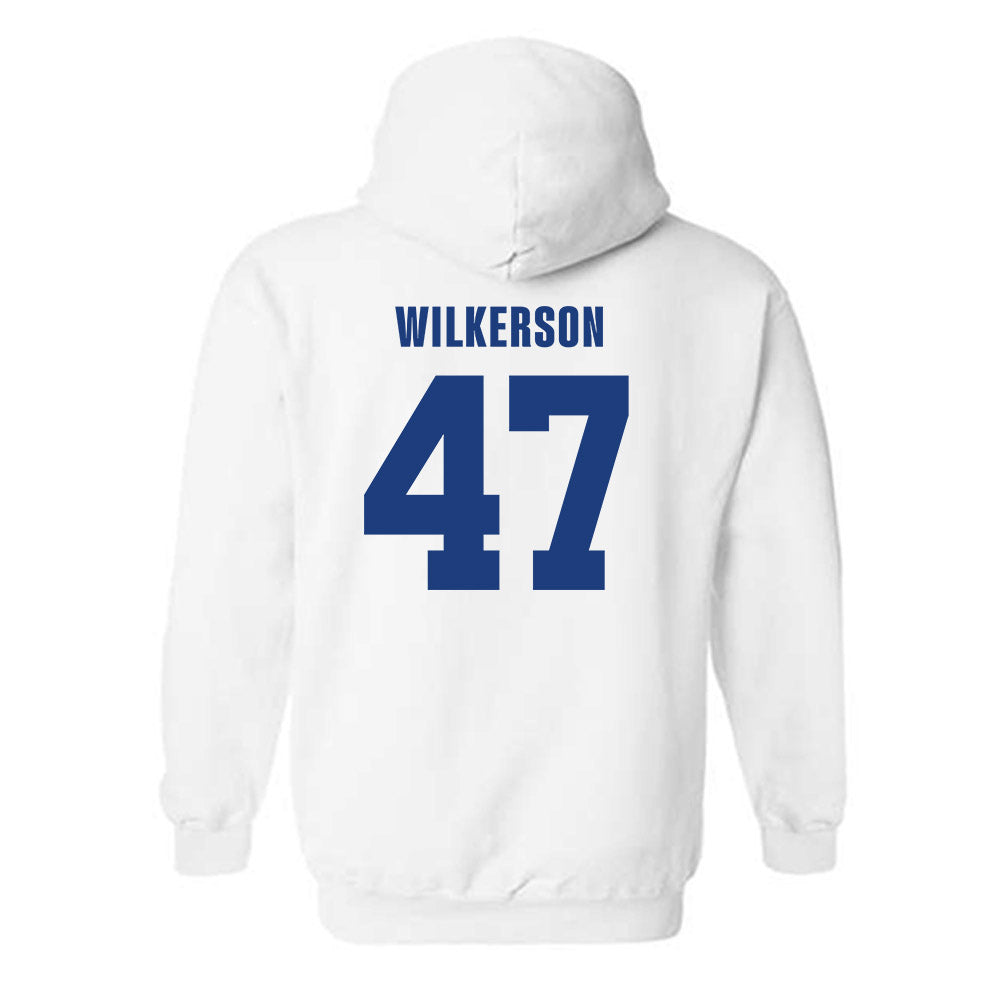 LA Tech - NCAA Football : Jay Wilkerson - Classic Shersey Hooded Sweatshirt-1