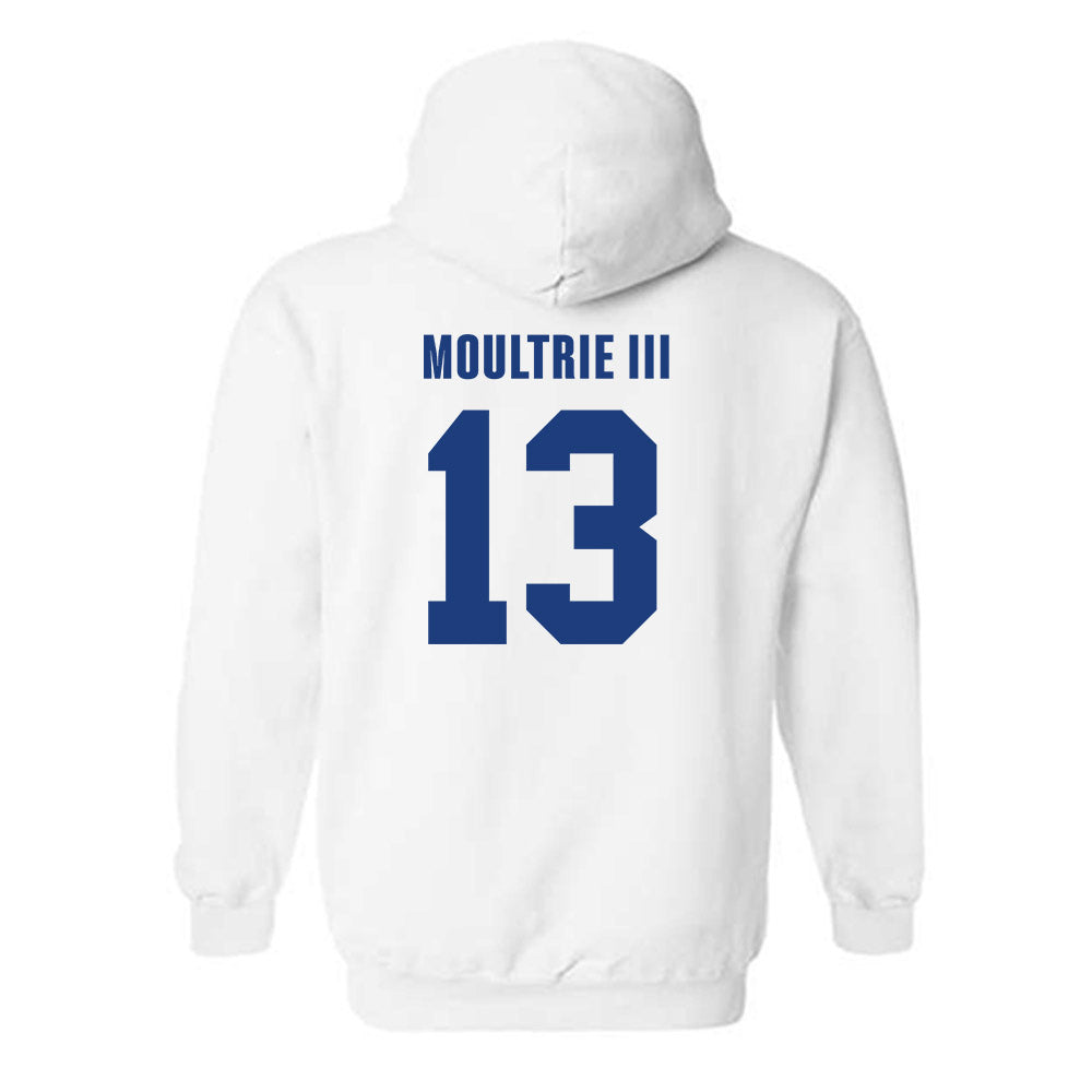 LA Tech - NCAA Football : Marcus Moultrie III - Classic Shersey Hooded Sweatshirt-1