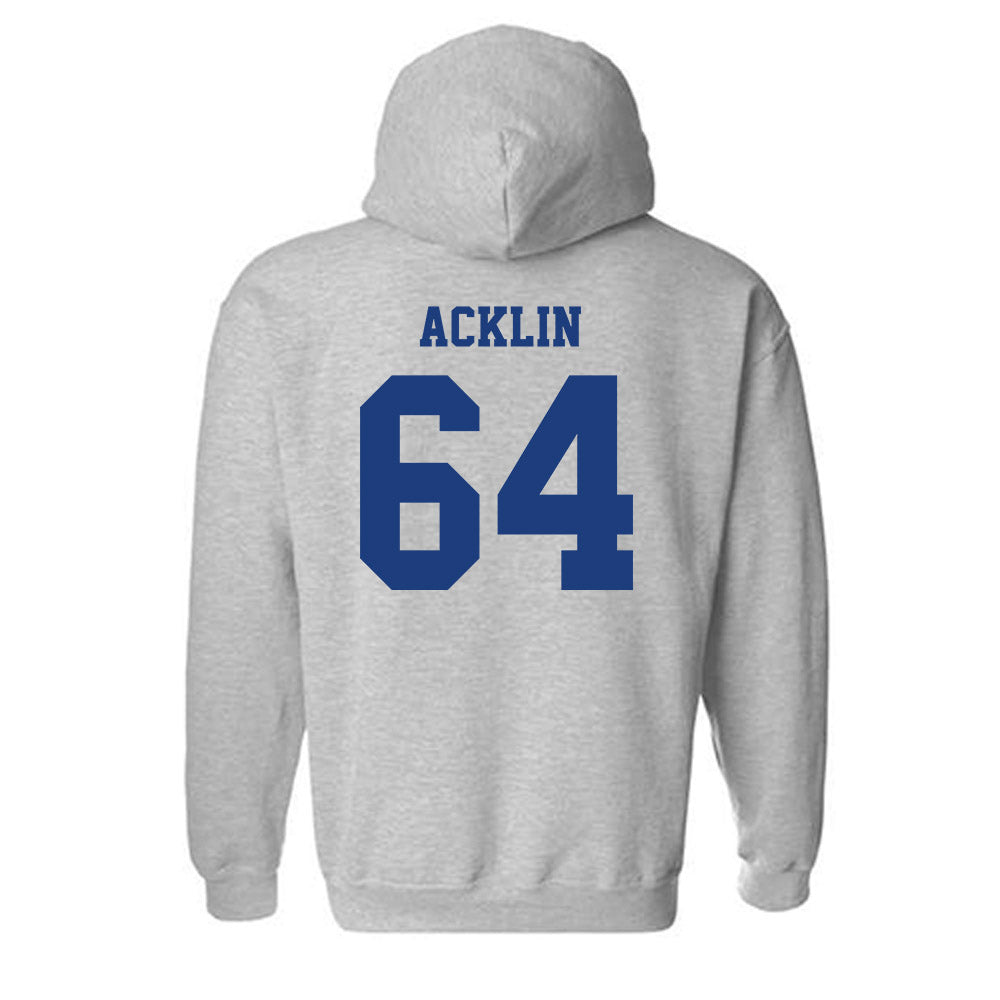 LA Tech - NCAA Football : Jake Acklin - Classic Shersey Hooded Sweatshirt