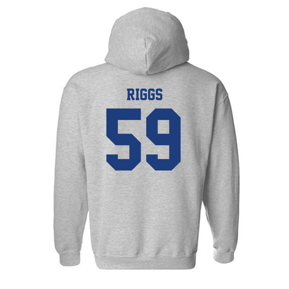 LA Tech - NCAA Football : Jake Riggs - Classic Shersey Hooded Sweatshirt-1