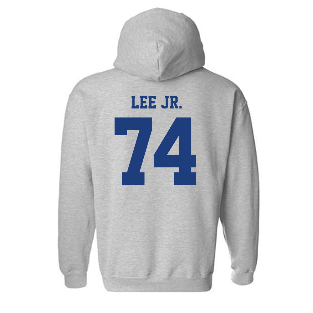 LA Tech - NCAA Football : Jamon Lee Jr. - Classic Shersey Hooded Sweatshirt-1