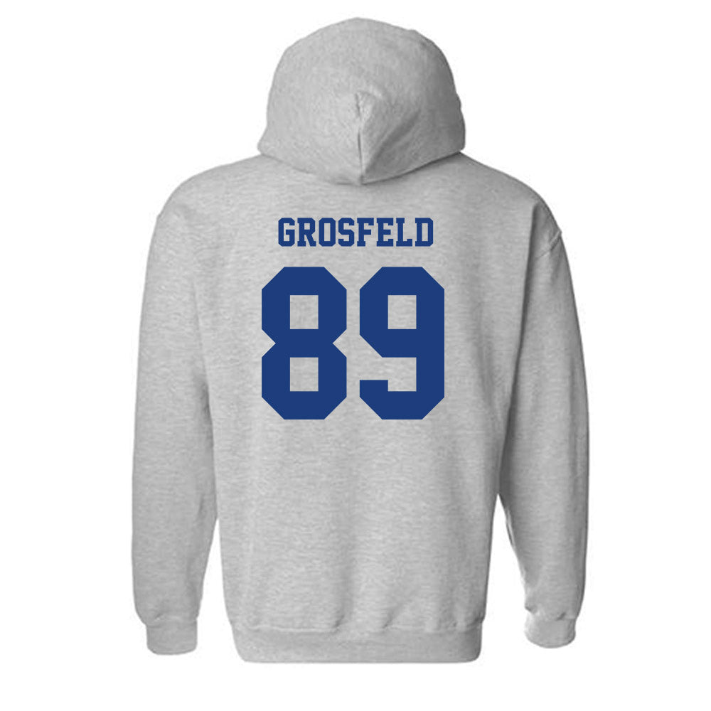LA Tech - NCAA Football : Chase Grosfeld - Classic Shersey Hooded Sweatshirt-1