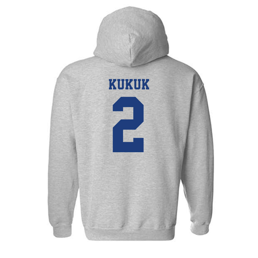 LA Tech - NCAA Football : Trey Kukuk - Classic Shersey Hooded Sweatshirt-1