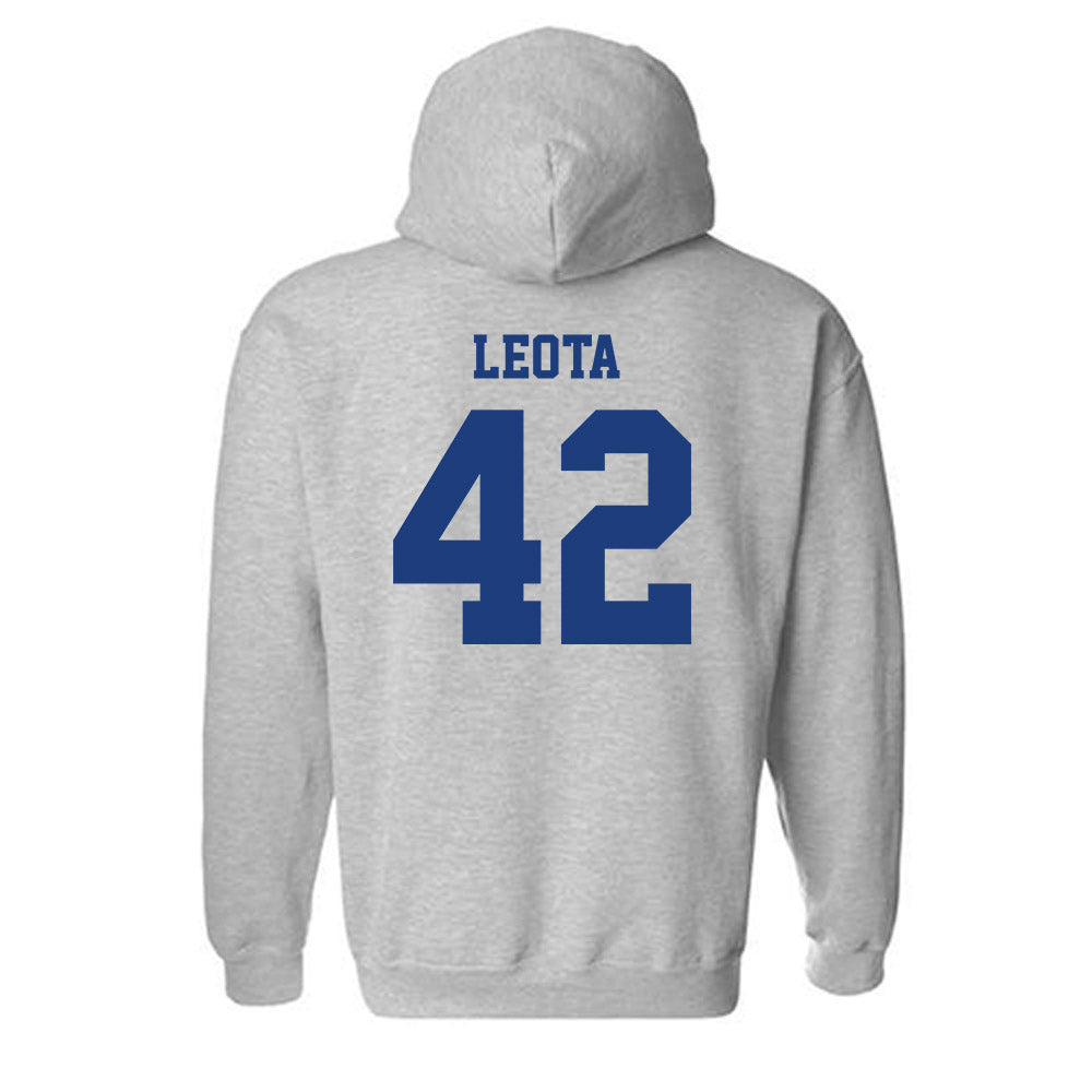 LA Tech - NCAA Football : Siosifa Leota - Classic Shersey Hooded Sweatshirt-1
