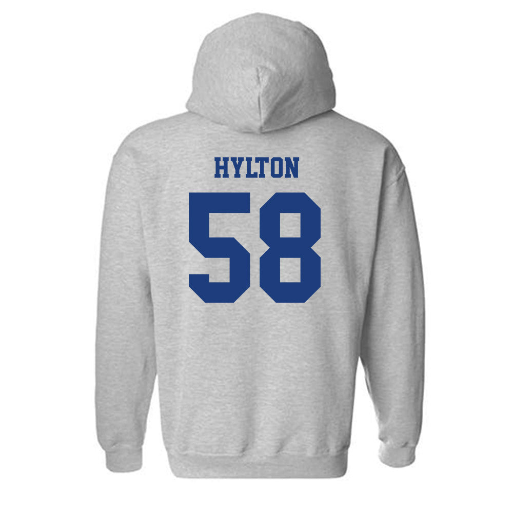 LA Tech - NCAA Football : Tye Hylton - Classic Shersey Hooded Sweatshirt-1