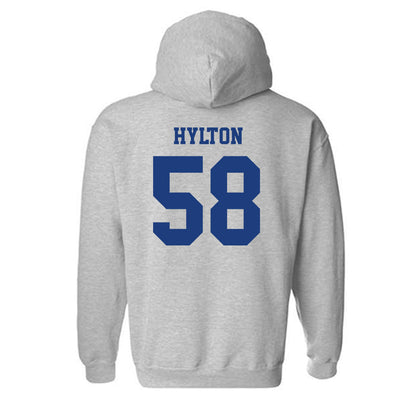 LA Tech - NCAA Football : Tye Hylton - Classic Shersey Hooded Sweatshirt-1