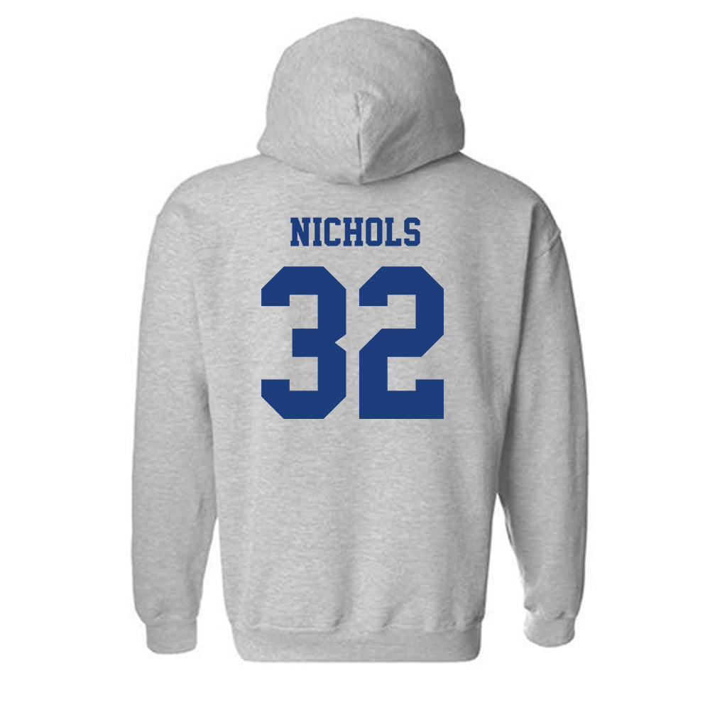 LA Tech - NCAA Baseball : Luke Nichols - Classic Shersey Hooded Sweatshirt-1