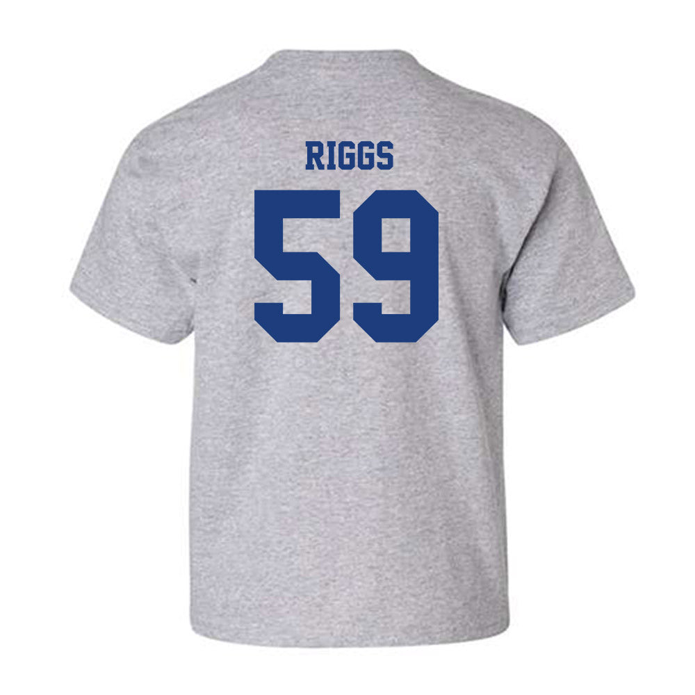 LA Tech - NCAA Football : Jake Riggs - Classic Shersey Youth T-Shirt-1