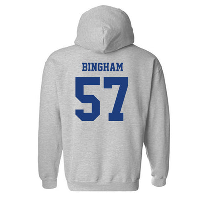 LA Tech - NCAA Football : Tadan Bingham - Classic Shersey Hooded Sweatshirt-1