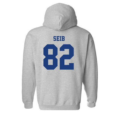 LA Tech - NCAA Football : Luke Seib - Classic Shersey Hooded Sweatshirt-1