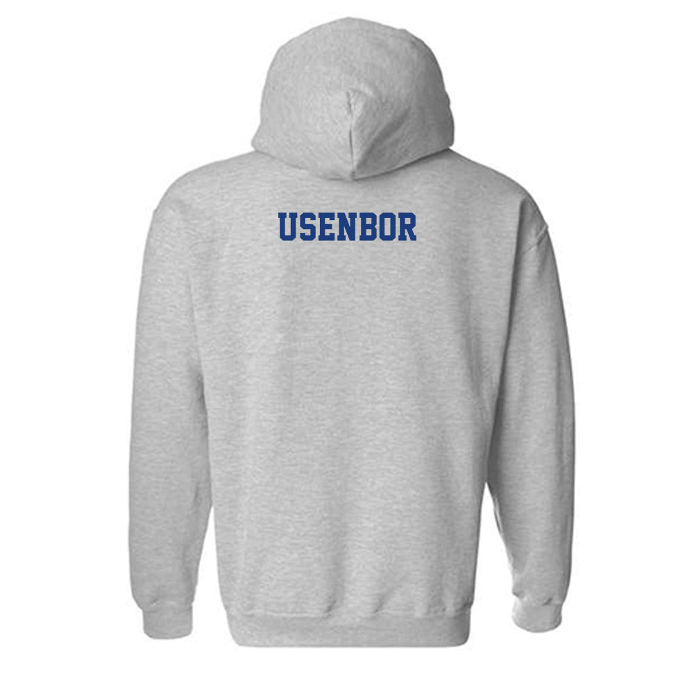 LA Tech - NCAA Women's Track & Field : Osaretin Usenbor - Classic Shersey Hooded Sweatshirt-1