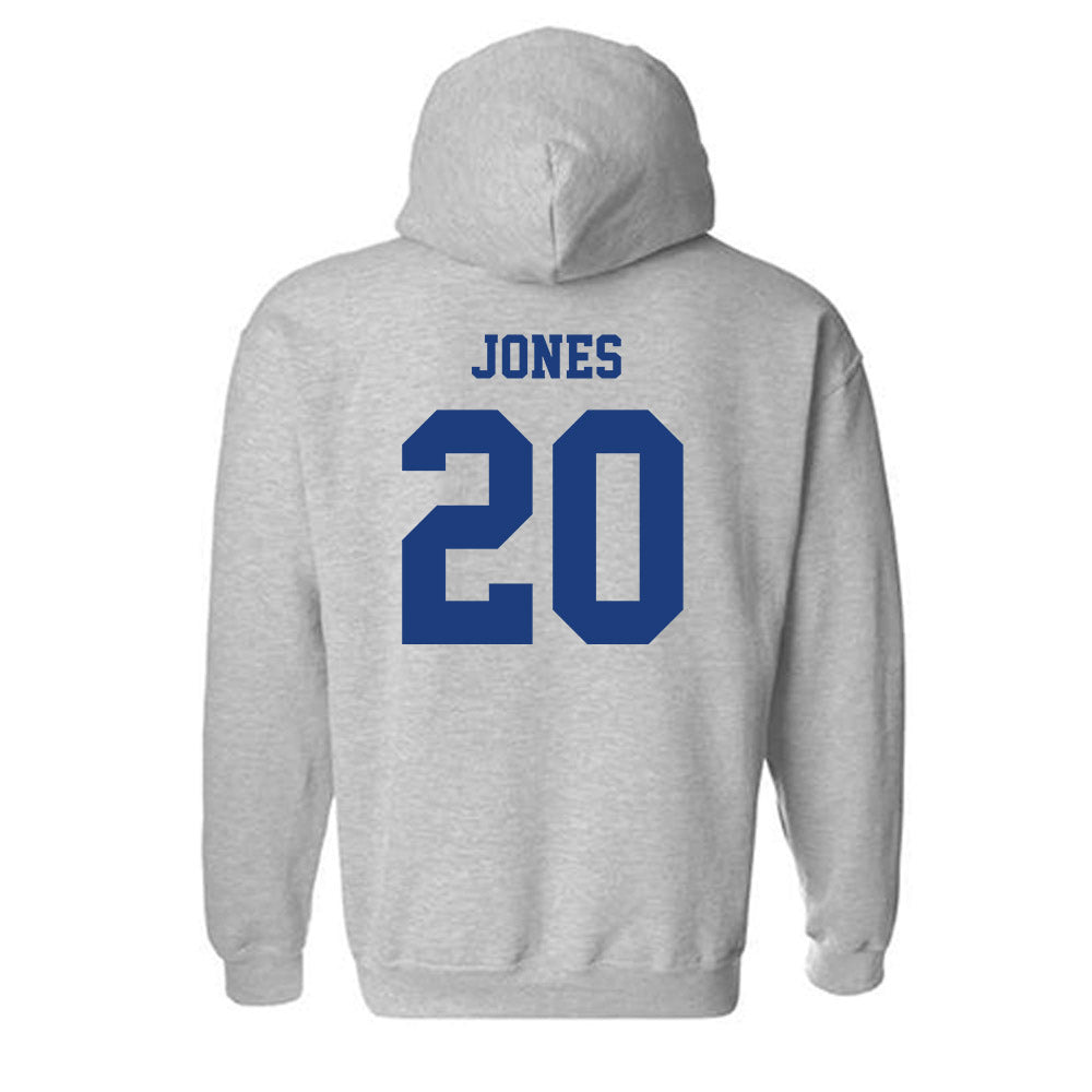 LA Tech - NCAA Football : Ty Jones - Classic Shersey Hooded Sweatshirt-1