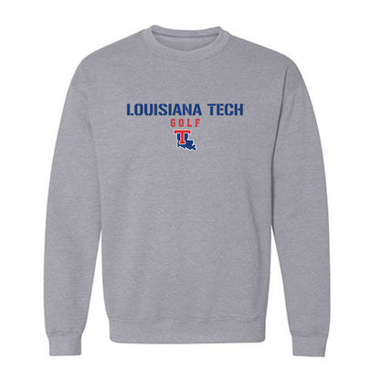 LA Tech - NCAA Men's Golf : Gray Kingrea - Classic Shersey Crewneck Sweatshirt-0