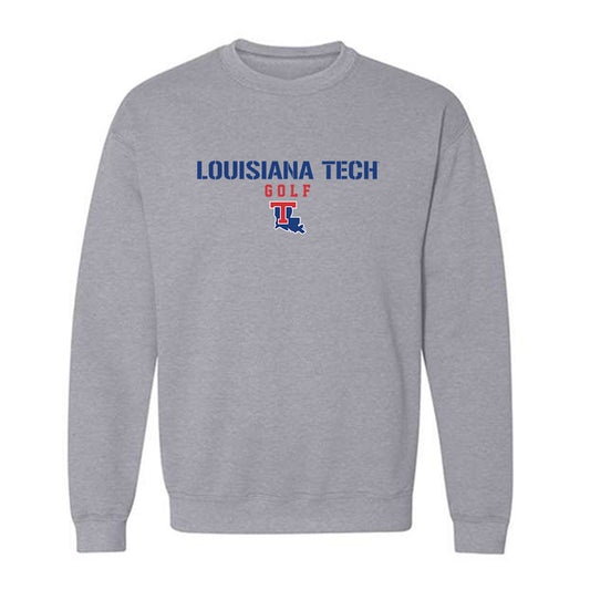 LA Tech - NCAA Men's Golf : Gray Kingrea - Classic Shersey Crewneck Sweatshirt-0