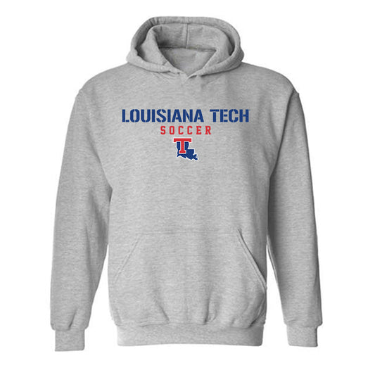 LA Tech - NCAA Women's Soccer : Charlotte Woodward - Classic Shersey Hooded Sweatshirt-0