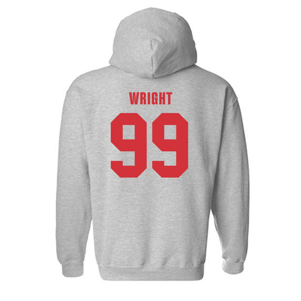 Louisiana - NCAA Football : Ashton Wright - Classic Shersey Hooded Sweatshirt-1