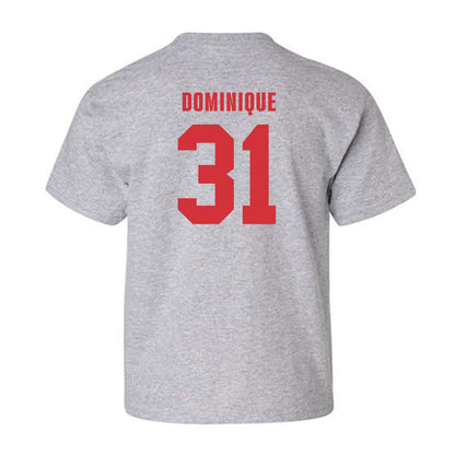 Louisiana - NCAA Football : Ty Dominique - Classic Shersey Youth T-Shirt-1
