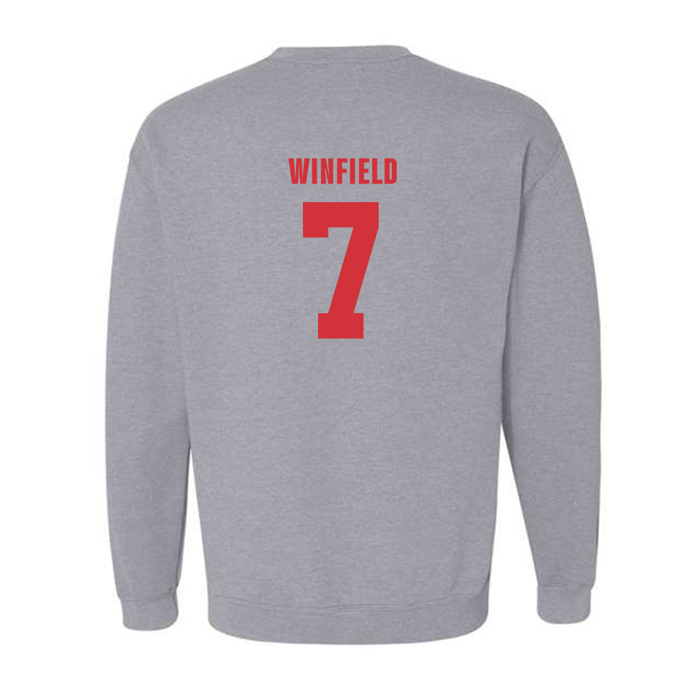 Louisiana - NCAA Football : Lunch Winfield - Classic Shersey Crewneck Sweatshirt-1