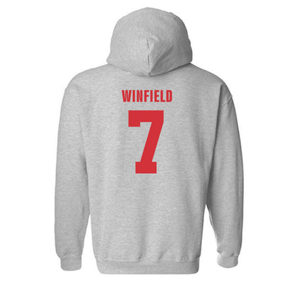 Louisiana - NCAA Football : Lunch Winfield - Classic Shersey Hooded Sweatshirt-1