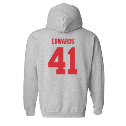 Louisiana - NCAA Football : Chase Edwards - Classic Shersey Hooded Sweatshirt-1