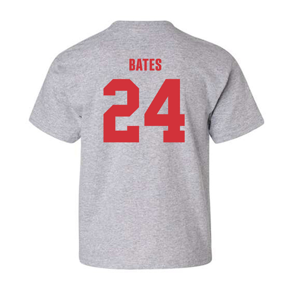 Louisiana - NCAA Football : Lake Bates - Classic Shersey Youth T-Shirt-1