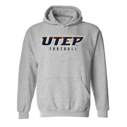 UTEP - NCAA Football : Kode Lowe - Classic Shersey Hooded Sweatshirt-0